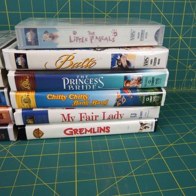 Family VHS Movies in cases Set 1