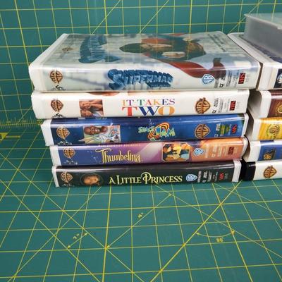 Family VHS Movies in cases Set 1