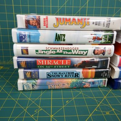 Family VHS Movies in cases Set 2