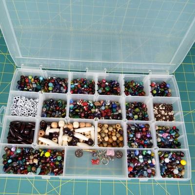 Container of Craft Beads