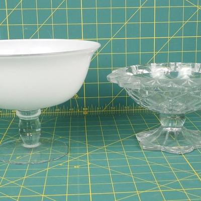 Glass Footed Candy Dishes