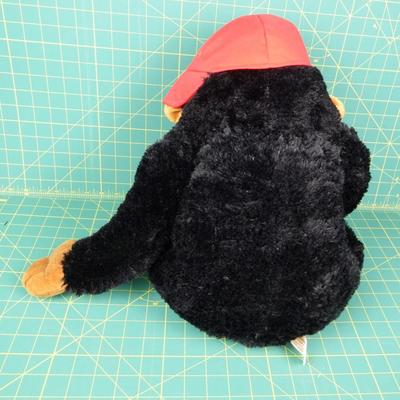Large stuffed Gorilla in hat