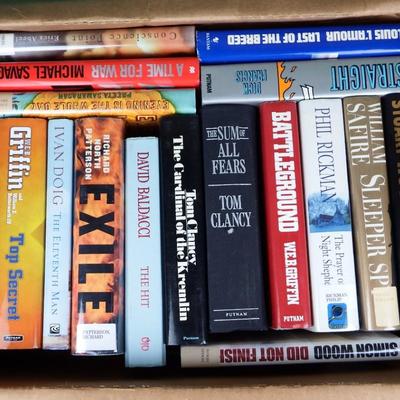 Large box of Hardback Fiction