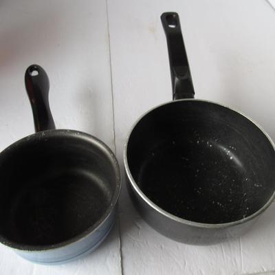 Lot of Old Pots and Pans