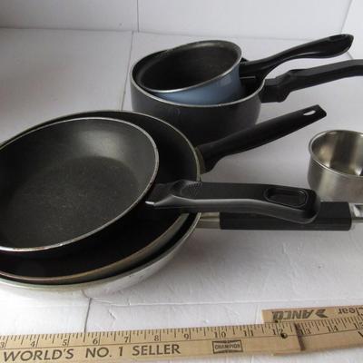 Lot of Old Pots and Pans