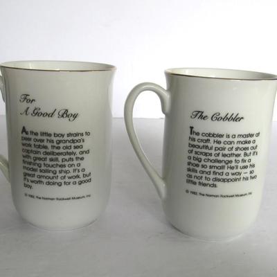Misc Ceramic Mugs, Rockwell, Campbells