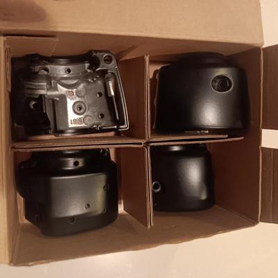 HARLEY DAVIDSON CHROME SWITCH HOUSING SET