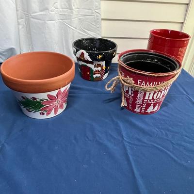 Christmas Flower Pots