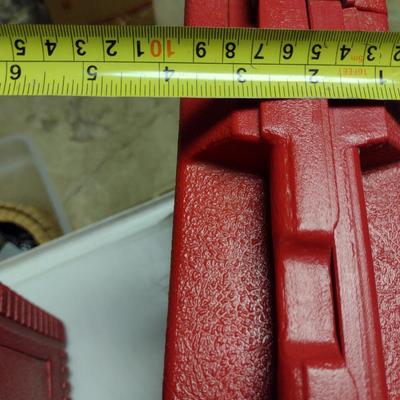 Vintage Pair of LEGO Suitcase Style Storage Boxes with Contents