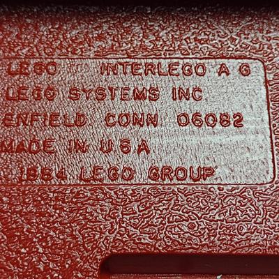 Vintage Pair of LEGO Suitcase Style Storage Boxes with Contents