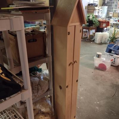 Wooden CD Tower Cabinet