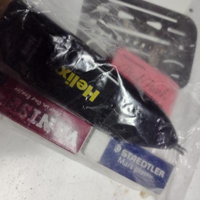 Collection of Artist's Supplies- Instructional Books, Sketch Pads, Pencils