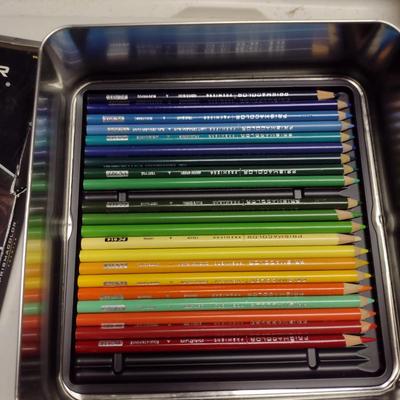 Collection of Artist's Supplies- Instructional Books, Sketch Pads, Pencils