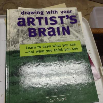 Collection of Artist's Supplies- Instructional Books, Sketch Pads, Pencils