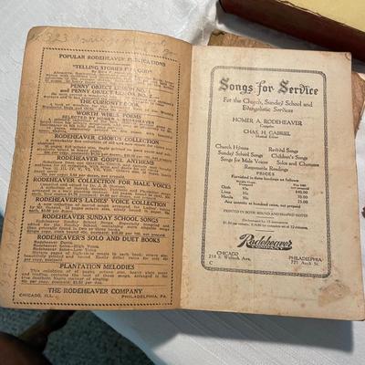 Antique Hymn & Songbooks