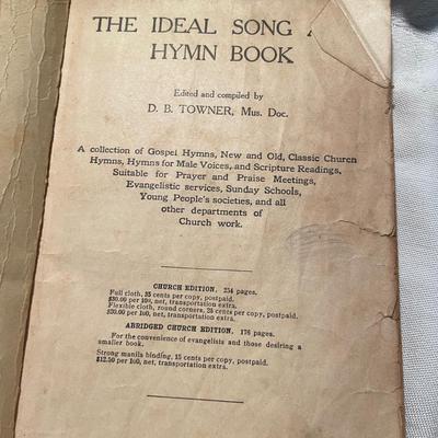Antique Hymn & Songbooks