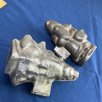 Vintage Christmas Ice Cream molds