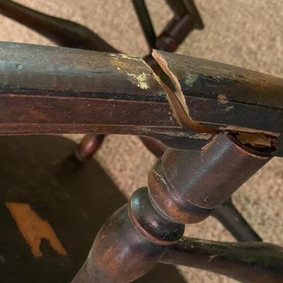 Vintage Wooden Rocking Chair, Damaged