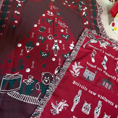 Christmas Tapestry throws