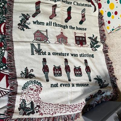 Christmas Tapestry throws