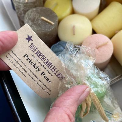 box of votive candles