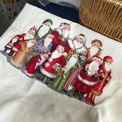 Holiday cross stitch items