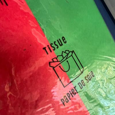 Tub of tissue wrap