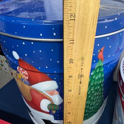 Lot of Christmas tins