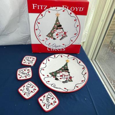 Fitz & Floyd Tray set