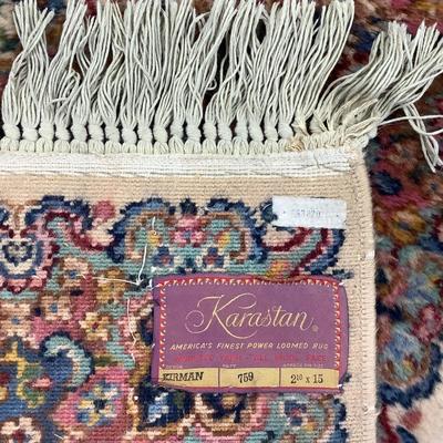 1007 Karastan Kirman Wool Runner 15' x 2'10"