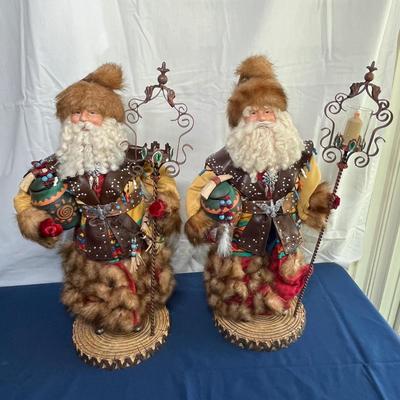 Pair of Russian Santas
