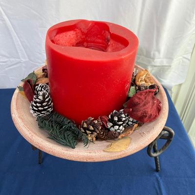 Large candle display