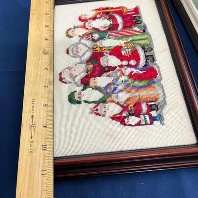 Framed Cross Stitch Art