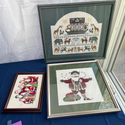 Framed Cross Stitch Art