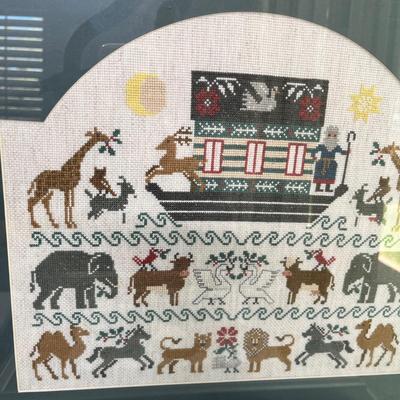 Framed Cross Stitch Art
