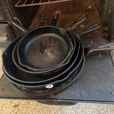 Cast Iron Pans Lot of 6