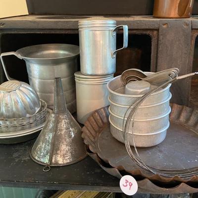 Vintage Aluminum Kitchen Items