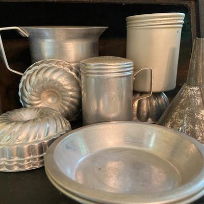 Vintage Aluminum Kitchen Items