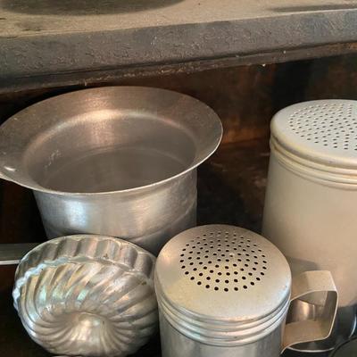 Vintage Aluminum Kitchen Items