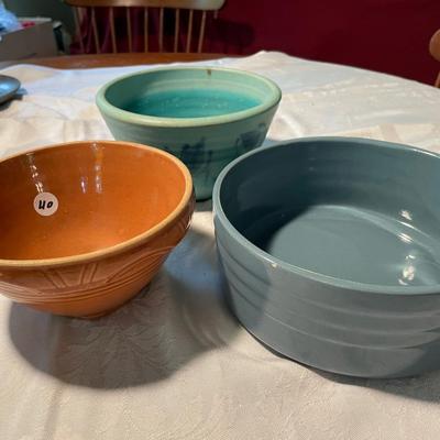 Vintage Pottery Bowls