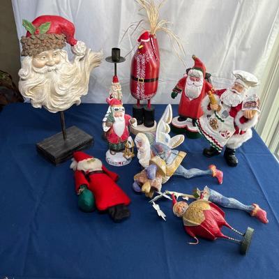 Collection of Christmas figures