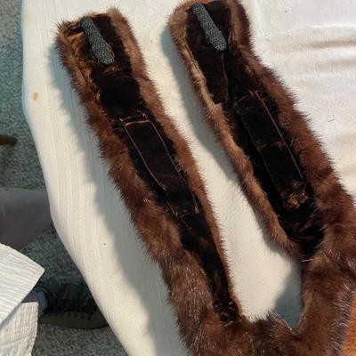 Vintage Ladies Furs and Hat