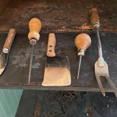 Vintage Rolling Pins and Wooden Kitchen Utensils