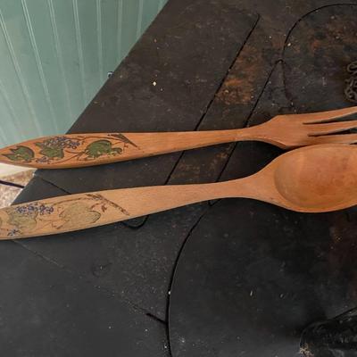 Vintage Rolling Pins and Wooden Kitchen Utensils