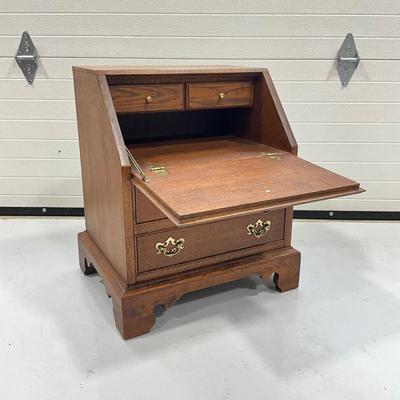 1014 Vintage Custom Made Oak Childs Desk