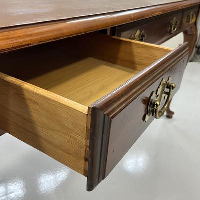 1015 Vintage National Mt. Airy Three Drawer Table