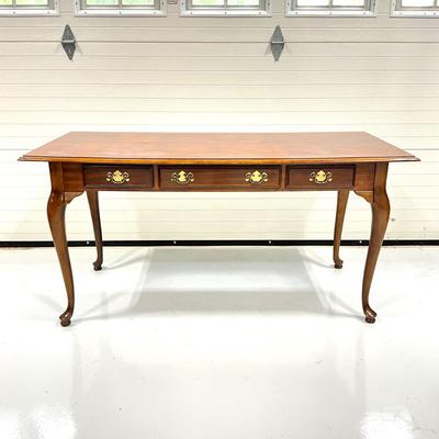 1015 Vintage National Mt. Airy Three Drawer Table