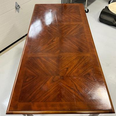1015 Vintage National Mt. Airy Three Drawer Table