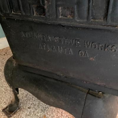 Vintage Atlanta Stove Works Cast Iron Stove