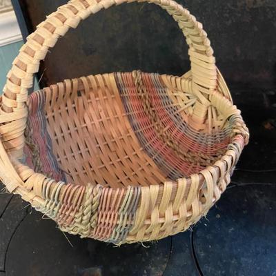 Lot of Three Assorted Woven Baskets